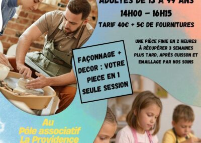 Poterie Flash : Votre création finie en 2h !